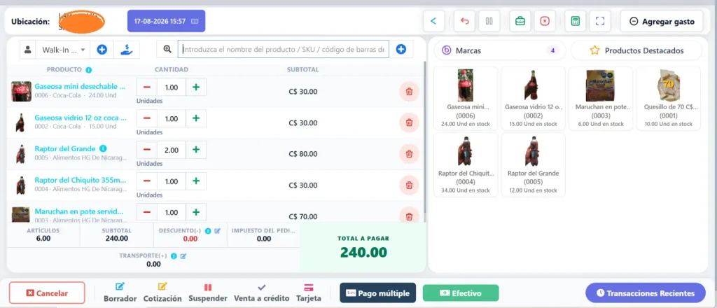 sistema de inventarios